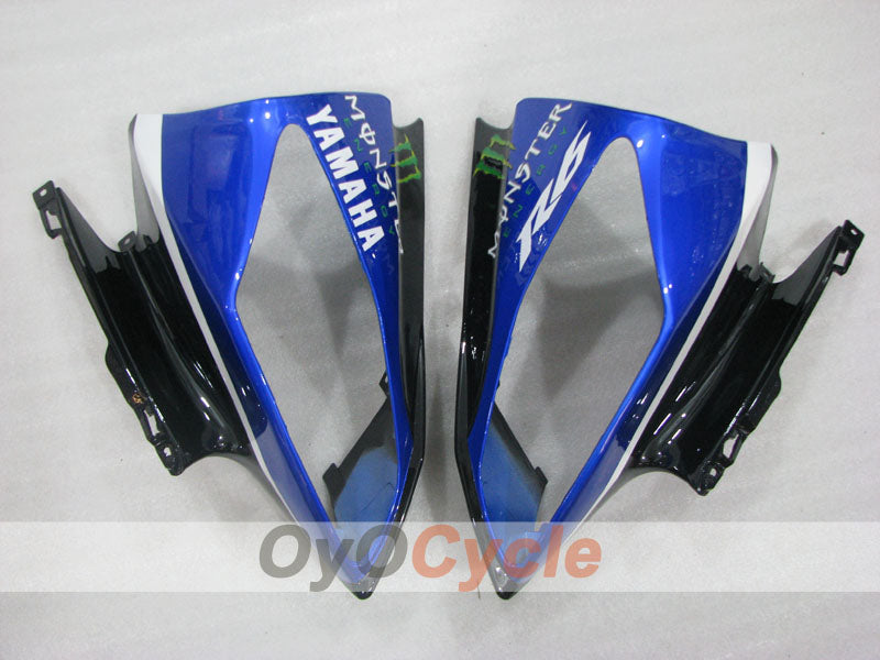 Kit de carénage à injection pour YZF-R6 08-16 - Bleu, Noir - Monster #OYO87905932