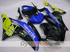 Kit de carénage à injection pour YZF-R6 08-16 - Bleu, Noir - Monster #OYO87905933