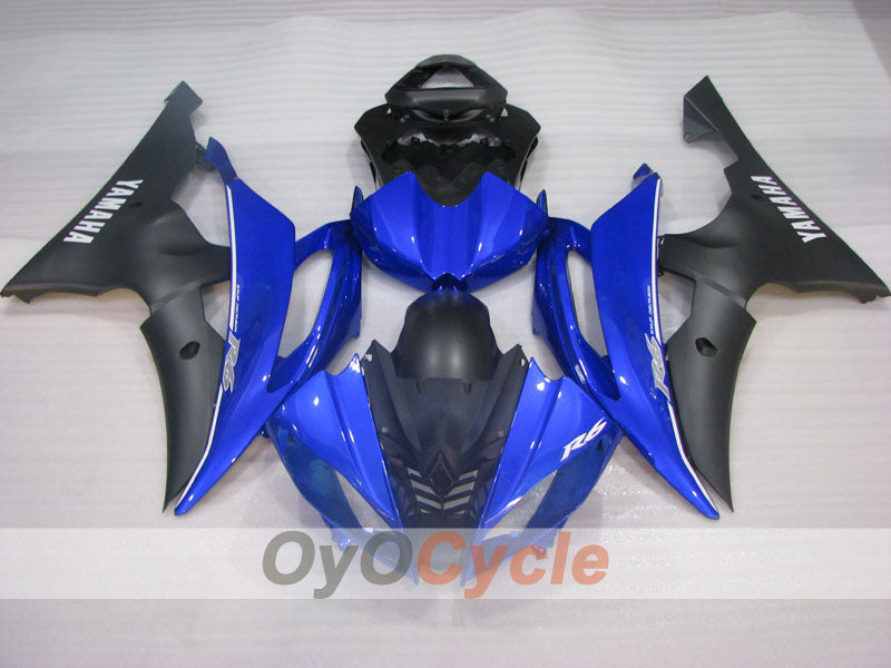 Kit de carénage à injection pour YZF-R6 08-16 - Bleu, Noir - Style usine #OYO87905934