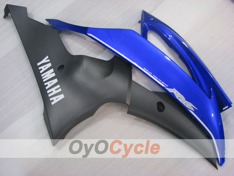 Kit de carénage à injection pour YZF-R6 08-16 - Bleu, Noir - Style usine #OYO87905934