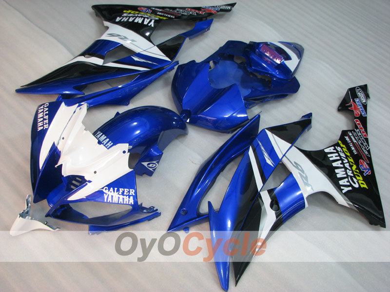 Kit de carénage à injection pour YZF-R6 08-16 - Bleu, Blanc, Noir - DUNLOP #OYO87905936 Image secondaire du produit