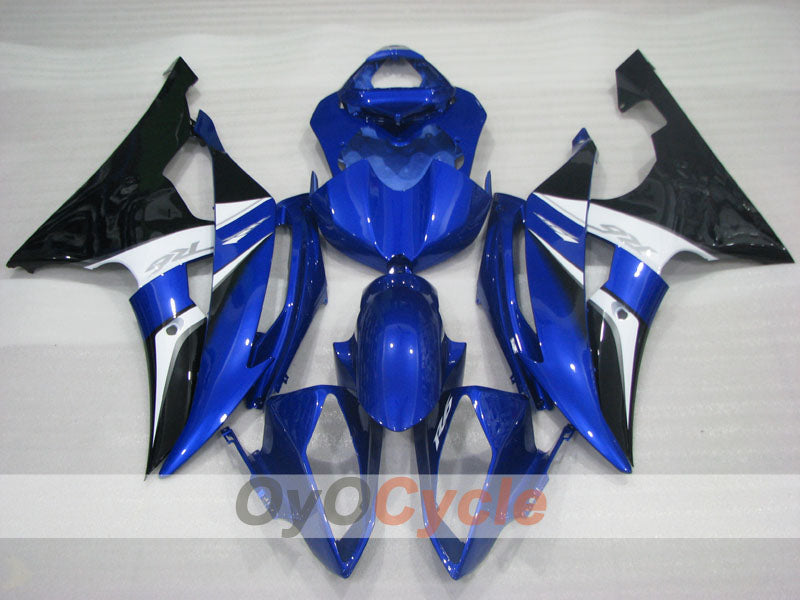 Kit de carénage à injection pour YZF-R6 08-16 - Bleu, Blanc, Noir - Style usine #OYO87905938