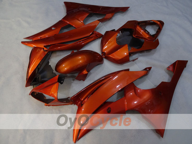 Kit de carénage à injection pour YZF-R6 08-16 - Orange, Noir - Style usine #OYO87905939