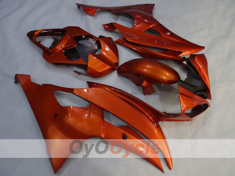 Kit de carénage à injection pour YZF-R6 08-16 - Orange, Noir - Style usine #OYO87905939
