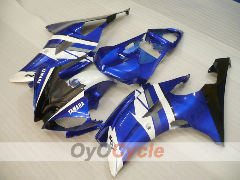 Kit de carénage à injection pour YZF-R6 08-16 - Bleu, Blanc, Noir - Style usine #OYO87905941