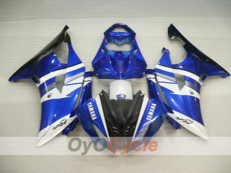 Kit de carénage à injection pour YZF-R6 08-16 - Bleu, Blanc, Noir - Style usine #OYO87905941