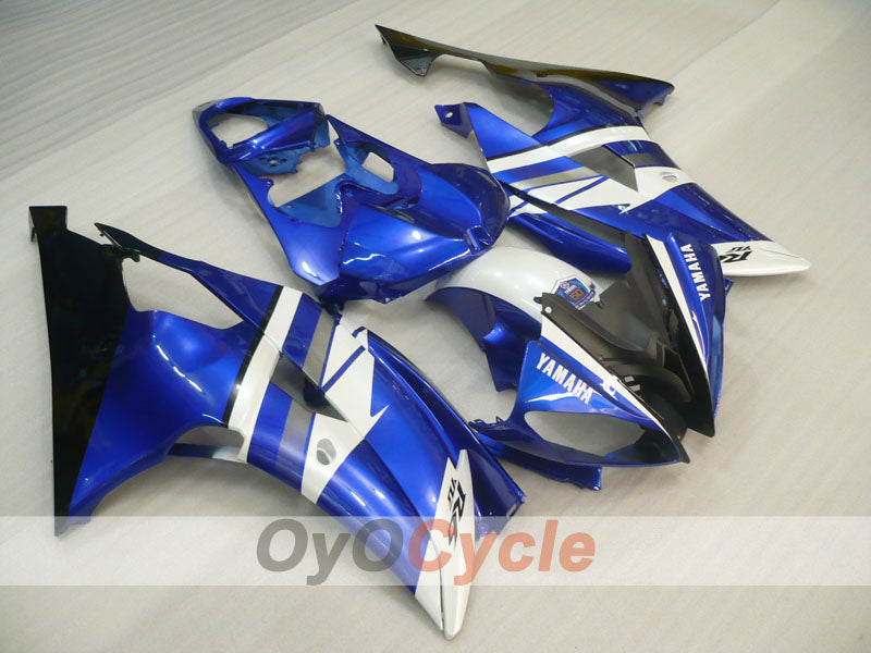 Kit de carénage à injection pour YZF-R6 08-16 - Bleu, Blanc, Noir - Style usine #OYO87905941