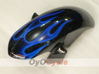 Kit de carénage injecté pour YZF-R6 08-16 - Bleu, Noir - Flame #OYO87905942