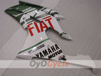Kit de carénage injecté pour YZF-R6 08-16 - Vert armée, Blanc - FIAT #OYO87905943