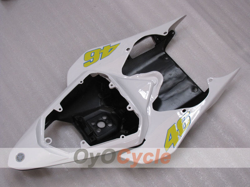 Kit de carénage injecté pour YZF-R6 08-16 - Vert armée, Blanc - FIAT #OYO87905943