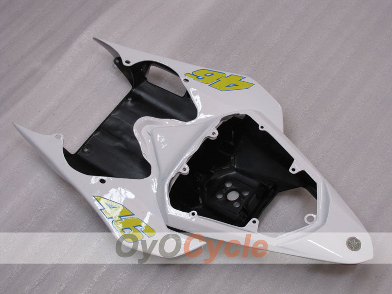 Kit de carénage injecté pour YZF-R6 08-16 - Vert armée, Blanc - FIAT #OYO87905943