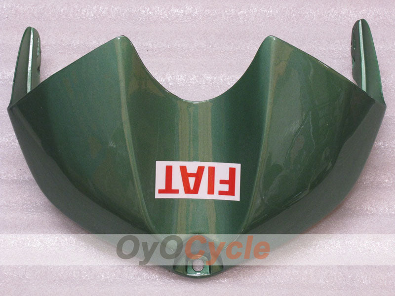 Kit de carénage injecté pour YZF-R6 08-16 - Vert armée, Blanc - FIAT #OYO87905943