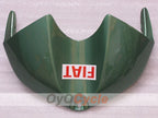 Kit de carénage injecté pour YZF-R6 08-16 - Vert armée, Blanc - FIAT #OYO87905943