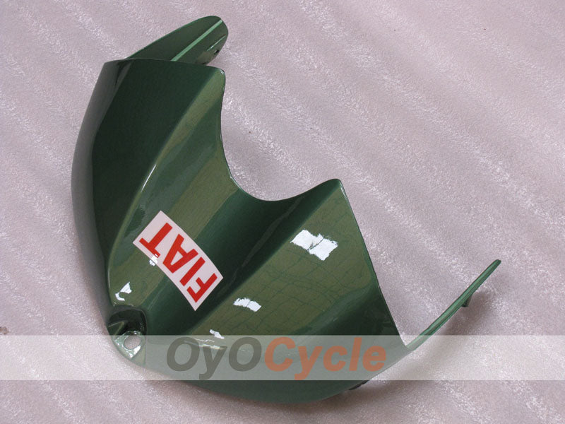 Kit de carénage injecté pour YZF-R6 08-16 - Vert armée, Blanc - FIAT #OYO87905943