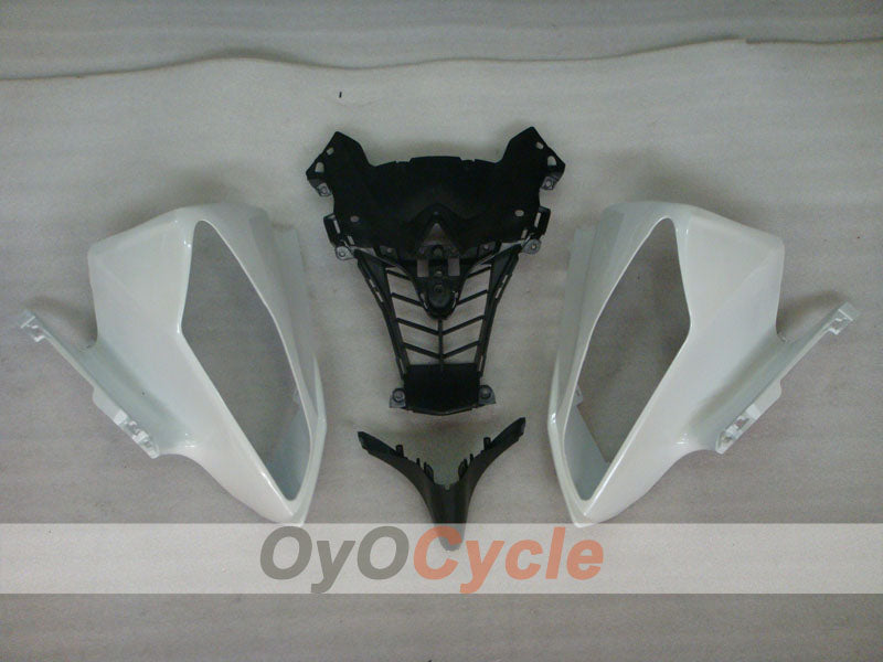 Kit de carénage injecté pour YZF-R6 08-16 - Blanc - Style d'origine #OYO87905944
