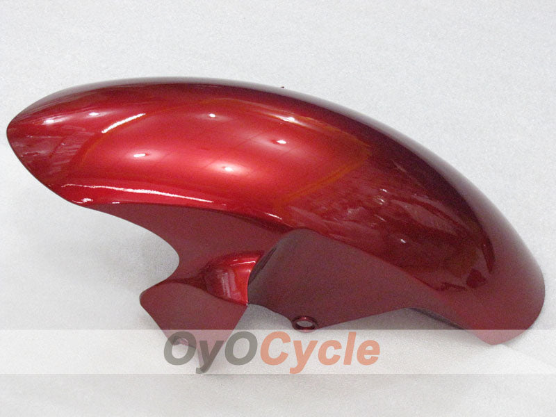 Kit de carénage injecté pour YZF-R6 08-16 - Rouge, Noir - Style d'origine #OYO87905945