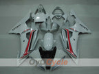 Kit de carénage injecté pour YZF-R6 08-16 - Blanc, Argent - Style d'origine #OYO87905946