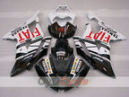 Kit de carénage injecté pour YZF-R6 08-16 - Blanc, Noir - FIAT #OYO87905948