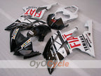 Kit de carénage injecté pour YZF-R6 08-16 - Blanc, Noir - FIAT #OYO87905948