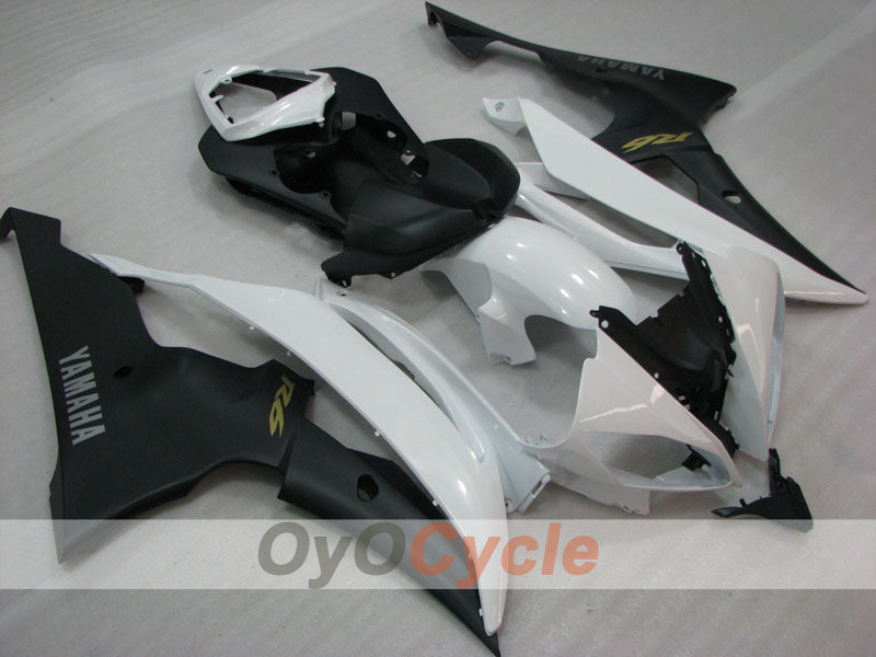 Kit de carénage injecté pour YZF-R6 08-16 - Blanc, Noir, Mat - Style d'origine #OYO87905949 Image principale du produit