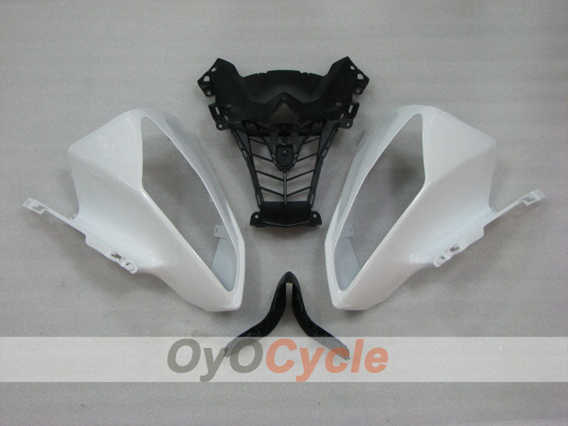Kit de carénage injecté pour YZF-R6 08-16 - Blanc, Noir, Mat - Style d'origine #OYO87905949