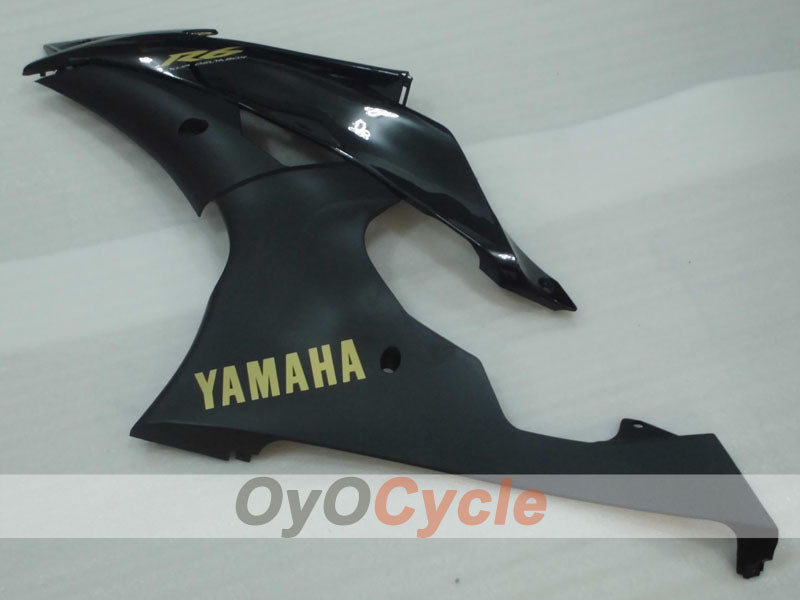 Kit de carénage injecté pour YZF-R6 08-16 - Noir - Style d'origine #OYO87905950