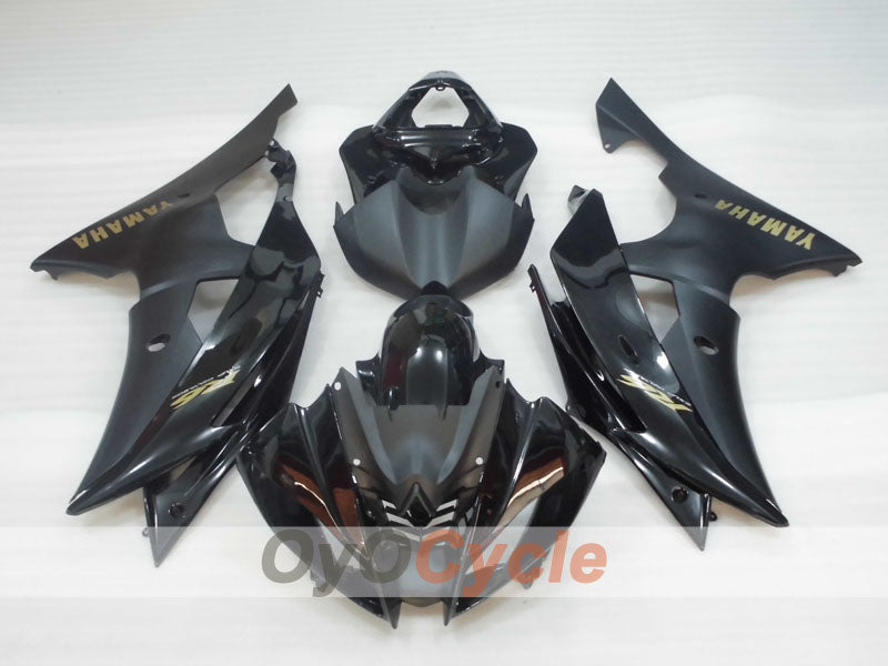 Kit de carénage injecté pour YZF-R6 08-16 - Noir - Style d'origine #OYO87905950