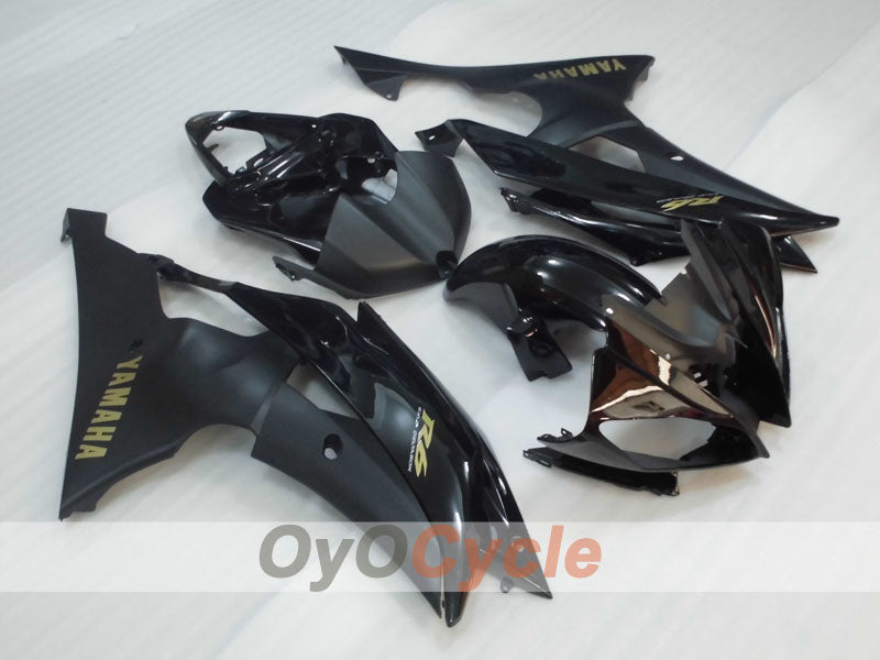 Kit de carénage injecté pour YZF-R6 08-16 - Noir - Style d'origine #OYO87905950
