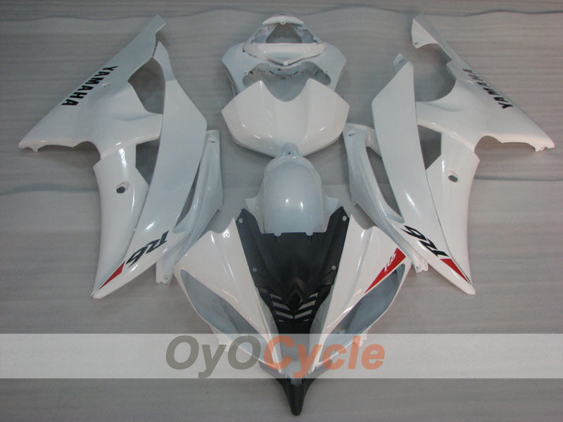 Kit de carénage injecté pour YZF-R6 08-16 - Blanc - Style d'origine #OYO87905952