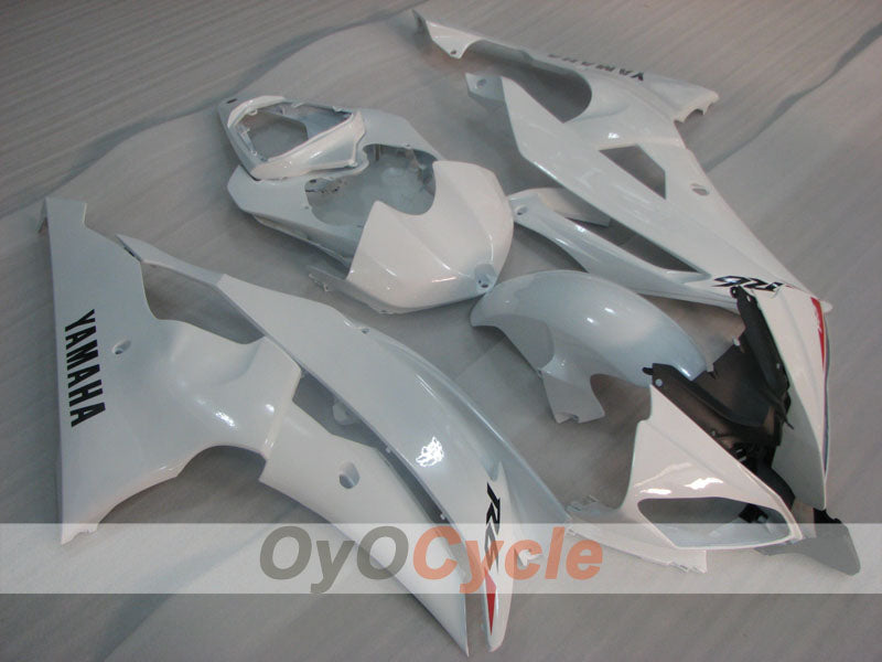 Kit de carénage injecté pour YZF-R6 08-16 - Blanc - Style d'origine #OYO87905952