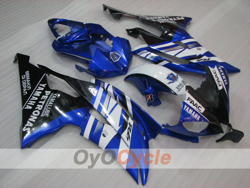 Kit de carénage injecté pour YZF-R6 08-16 - Bleu, Blanc, Noir - PETRONAS #OYO87905953 Image principale du produit