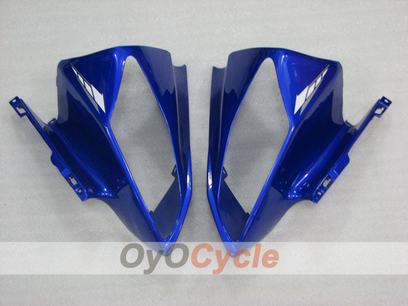Kit de carénage injecté pour YZF-R6 08-16 - Bleu, Blanc - Style d'origine #OYO87905954