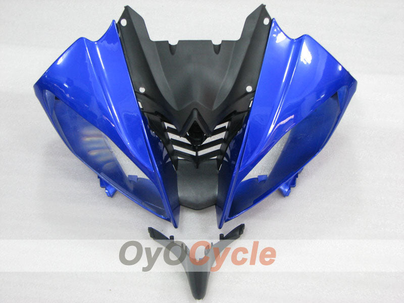 Kit de carénage injecté pour YZF-R6 08-16 - Bleu, Blanc - Style d'origine #OYO87905954
