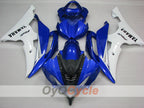 Kit de carénage injecté pour YZF-R6 08-16 - Bleu, Blanc - Style d'origine #OYO87905954