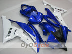 Kit de carénage injecté pour YZF-R6 08-16 - Bleu, Blanc - Style d'origine #OYO87905954