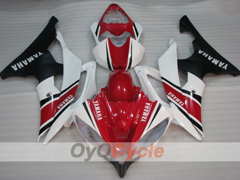 Kit de carénage à injection pour YZF-R6 08-16 - Rouge, Blanc, Noir - Style d'origine #OYO87905955