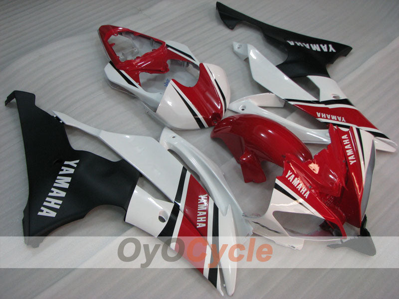 Kit de carénage à injection pour YZF-R6 08-16 - Rouge, Blanc, Noir - Style d'origine #OYO87905955 Image principale du produit