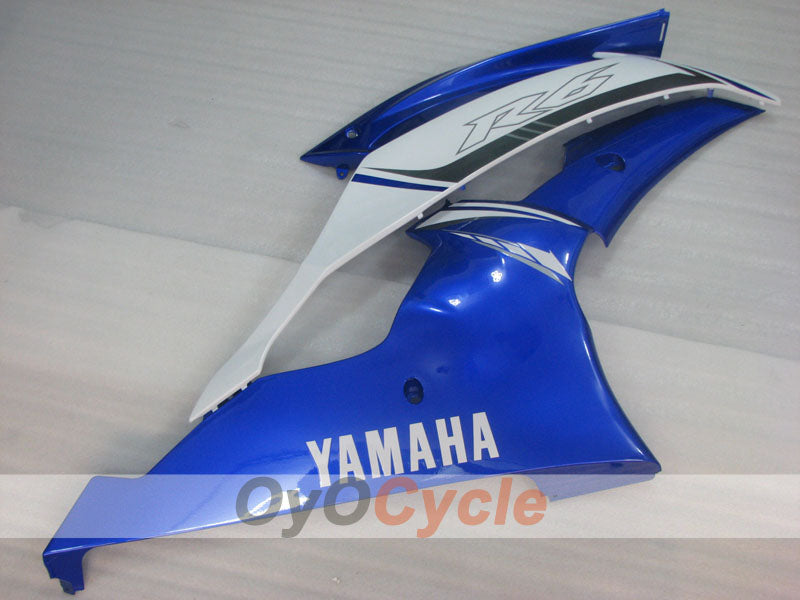 Kit de carénage à injection pour YZF-R6 08-16 - Bleu, Blanc, Noir - Style d'origine #OYO87905958