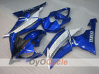 Kit de carénage à injection pour YZF-R6 08-16 - Bleu, Blanc, Noir - Style d'origine #OYO87905958