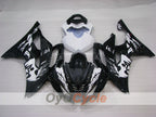 Kit de carénage à injection pour YZF-R6 08-16 - Blanc, Noir - Personnalisé #OYO87905960
