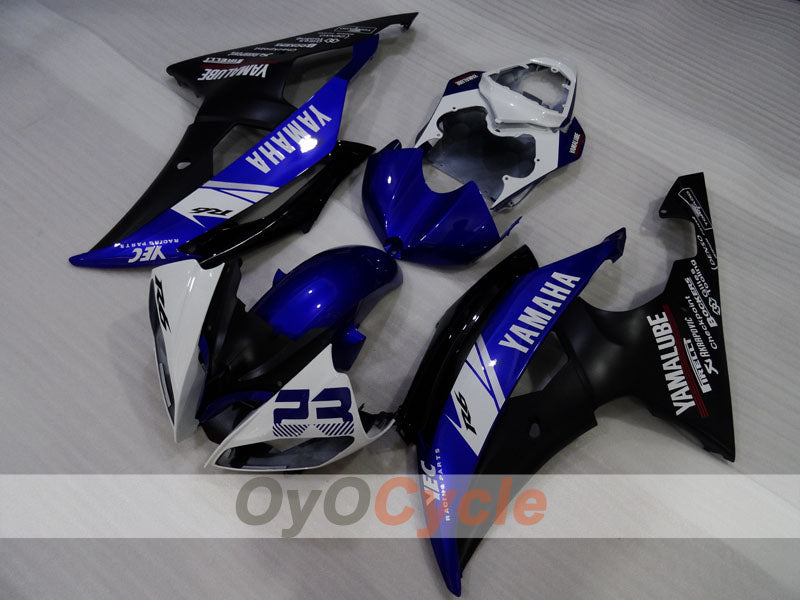 Kit de carénage à injection pour YZF-R6 08-16 - Bleu, Blanc, Noir - Style d'origine #OYO87905962