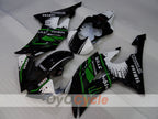 Kit de carénage à injection pour YZF-R6 08-16 - Vert, Blanc, Noir - Monster #OYO87905963