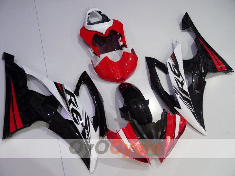 Kit de carénage à injection pour YZF-R6 08-16 - Rouge, Blanc, Noir - Style d'origine #OYO87905964