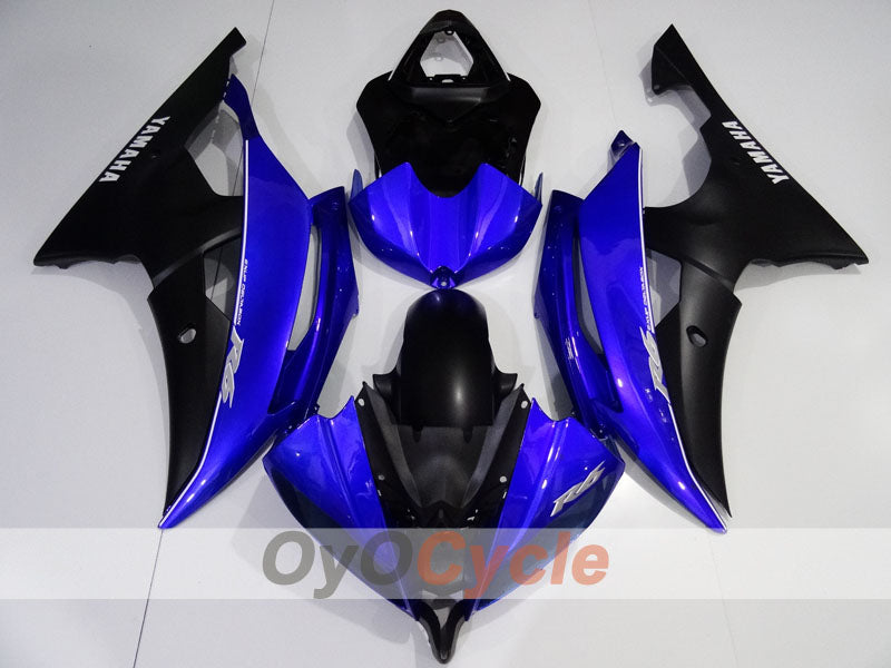 Kit de carénage à injection pour YZF-R6 08-16 - Bleu, Noir - Style d'origine #OYO87905966