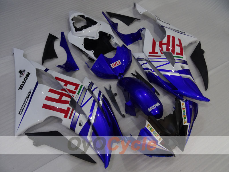 Kit de carénages à injection pour YZF-R6 08-16 - Bleu, Blanc - FIAT #OYO87905967