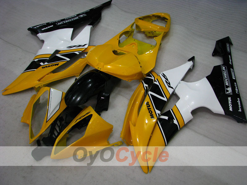 Kit de carénages à injection pour YZF-R6 08-16 - Jaune, Noir - Style usine #OYO87905969
