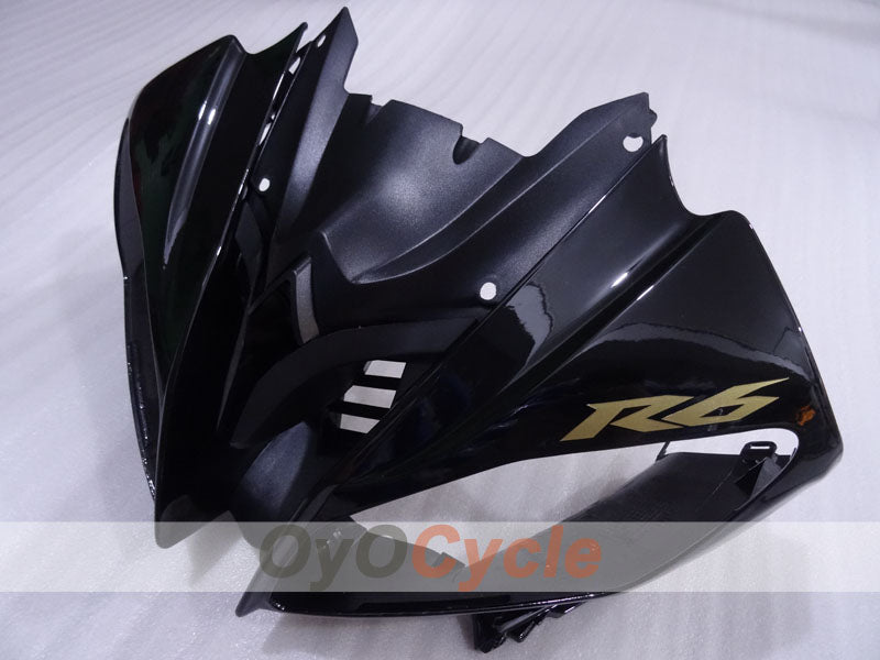 Kit de carénages à injection pour YZF-R6 08-16 - Noir - Style usine #OYO87905970