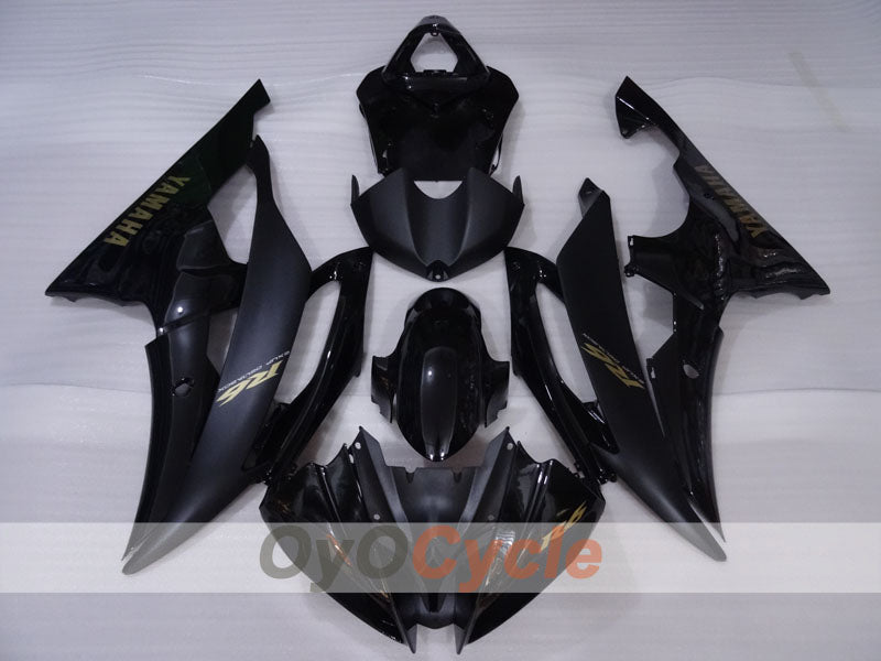 Kit de carénages à injection pour YZF-R6 08-16 - Noir - Style usine #OYO87905970