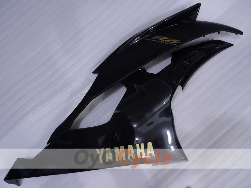 Kit de carénages à injection pour YZF-R6 08-16 - Noir - Style usine #OYO87905970
