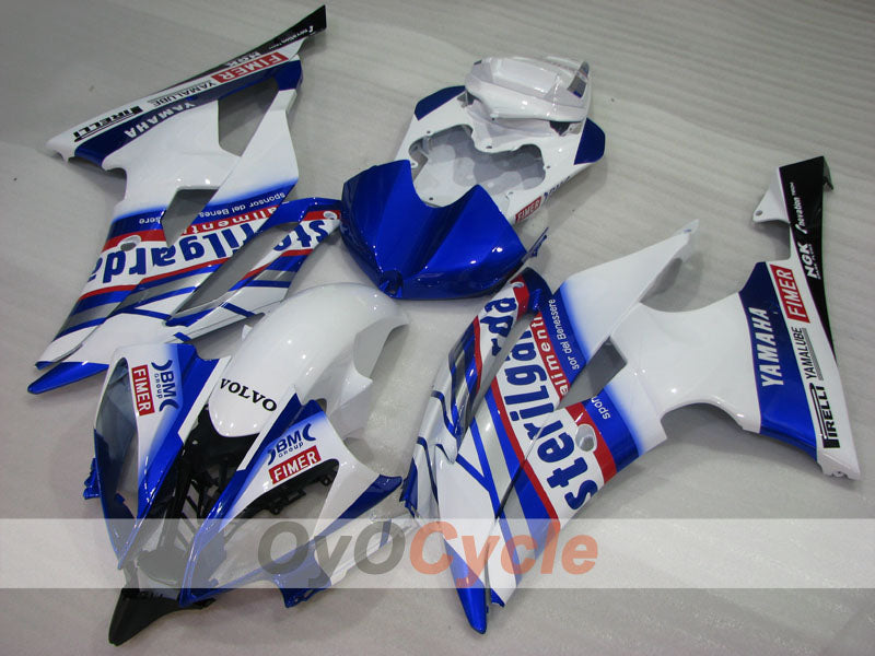 Kit de carénages à injection pour YZF-R6 08-16 - Bleu, Blanc - Sterilgarda #OYO87905971 Image principale du produit